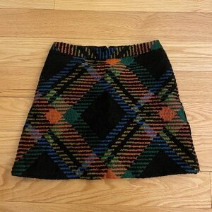 Alice + Olivia Plaid Mini Skirt